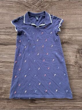 Girls Nautica Navy Dress Size Medium 8/10